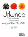 News: Schwarzer Precision ist "Ausgewählter Ort 2007" News: Schwarzer Precision ist "Ausgewählter Ort 2007"
